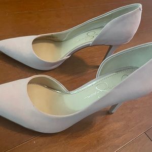 Jessica Simpson blush pink heels